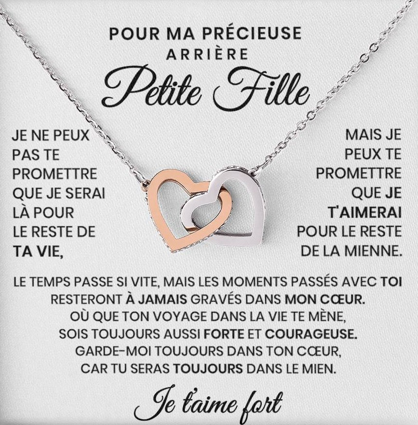 Collier pour arrière-petite-fille - Pour ma précieuse petite fille