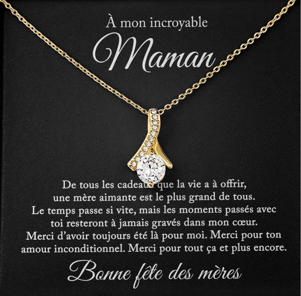 À mon incroyable maman - Bonne fête des mères - Collier