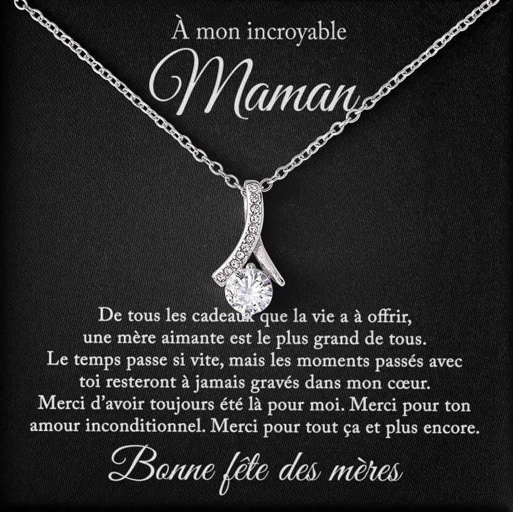 À mon incroyable maman - Bonne fête des mères - Collier