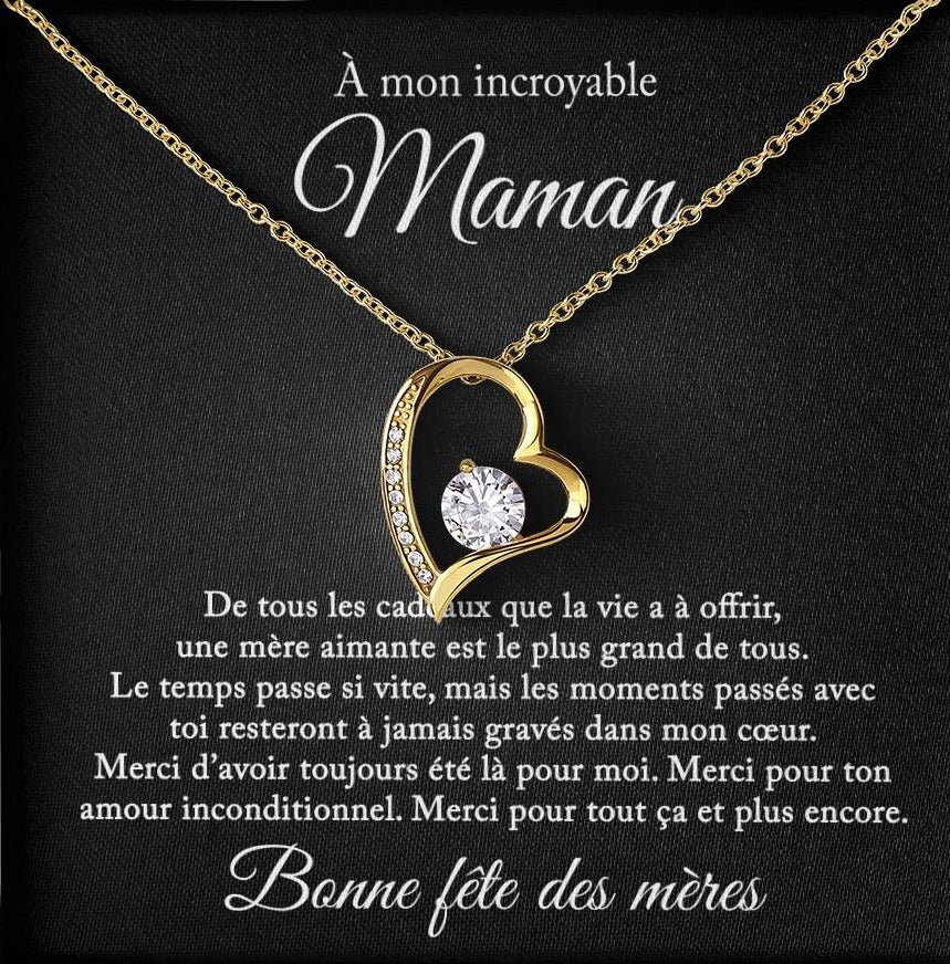 À mon incroyable maman - Bonne fête des mères - Collier