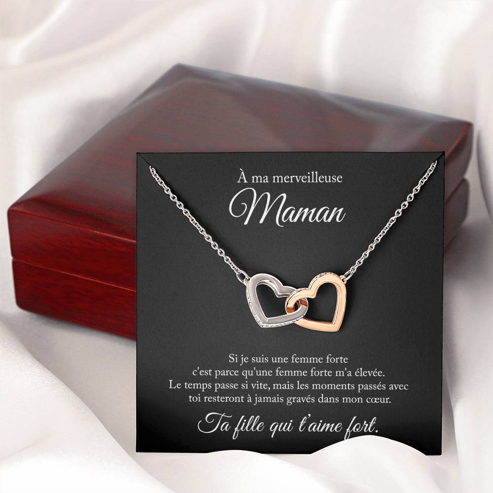 À ma maman, si je suis une femme forte - Collier amour éternel