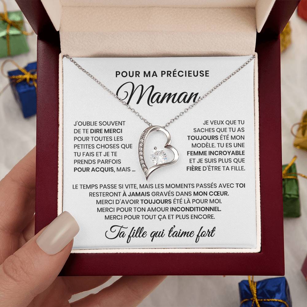 Pour Ma Précieuse Maman - Collier Beauté Éternelle