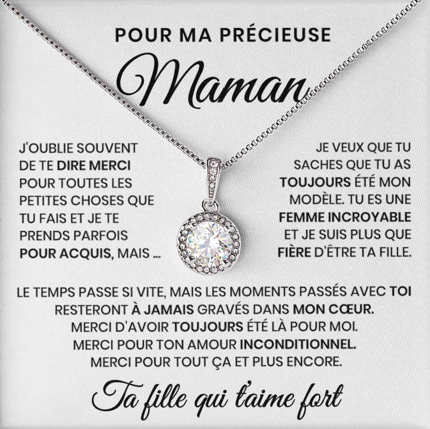 Pour Ma Précieuse Maman - Collier Beauté Éternelle