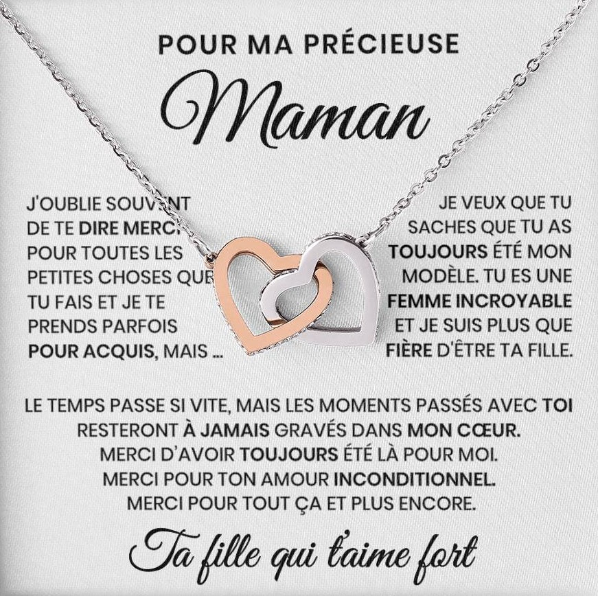 Pour Ma Précieuse Maman - Collier Beauté Éternelle