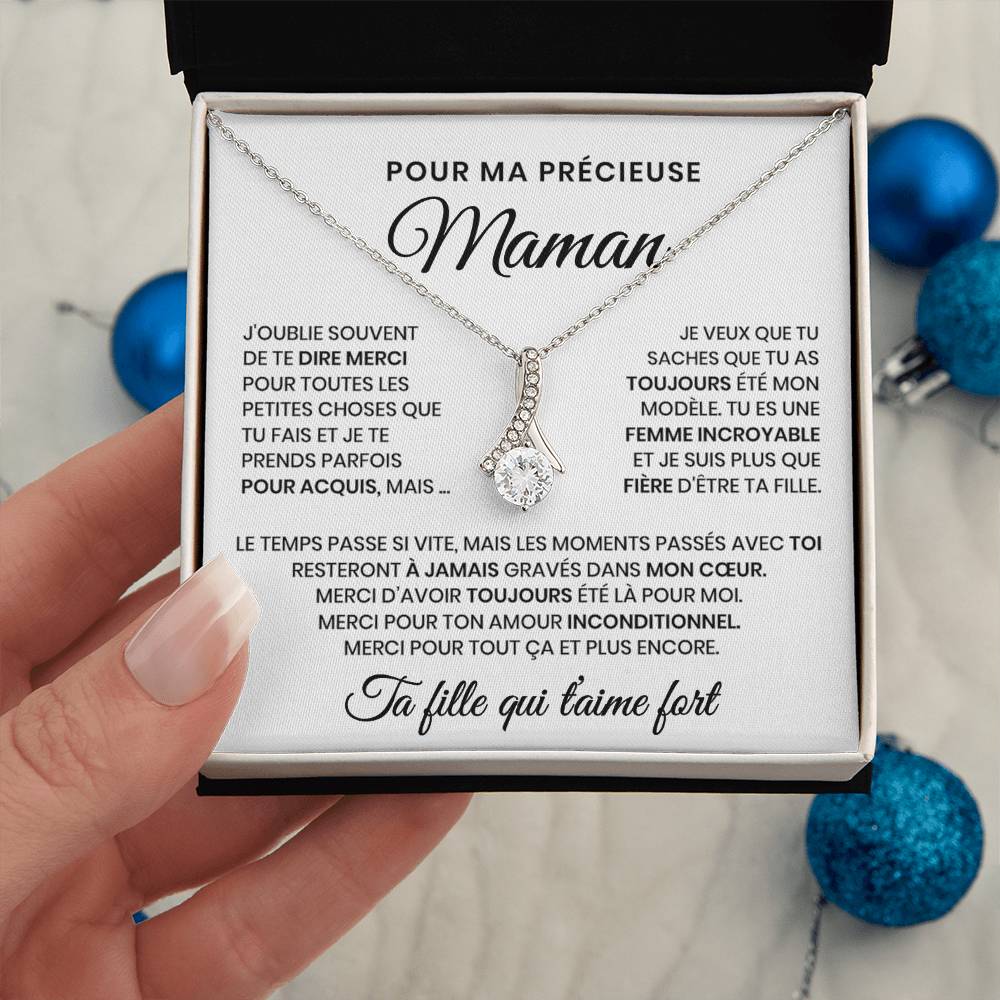 Pour Ma Précieuse Maman - Collier Beauté Éternelle