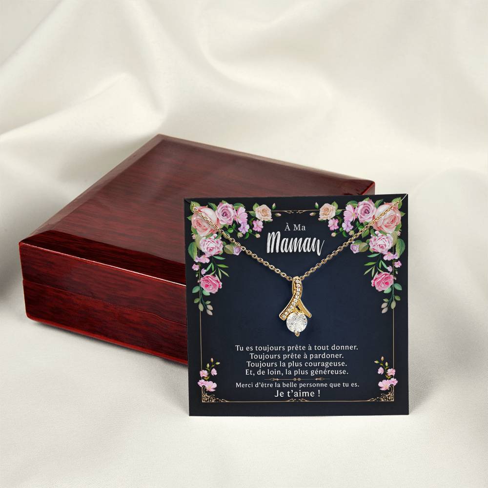 À ma maman - Merci d'être la belle personne que tu es - Collier
