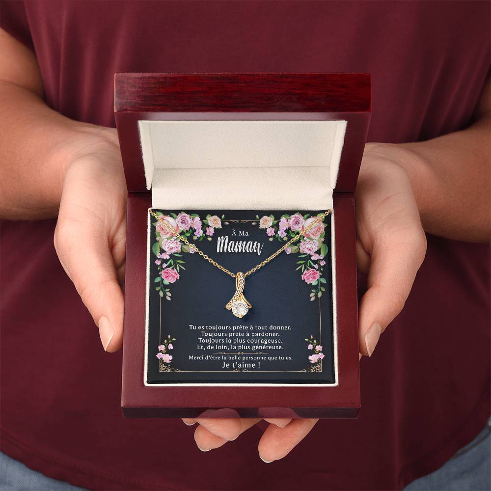 À ma maman - Merci d'être la belle personne que tu es - Collier