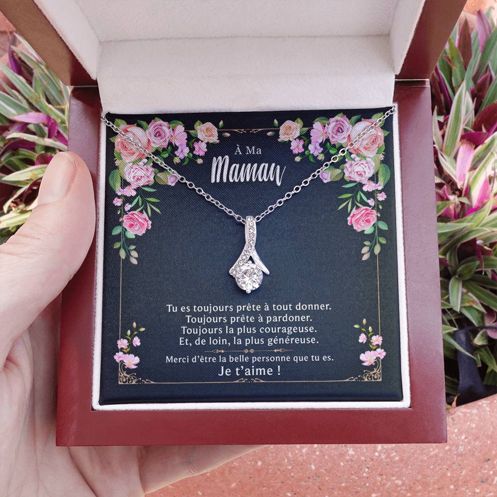 À ma maman - Merci d'être la belle personne que tu es - Collier