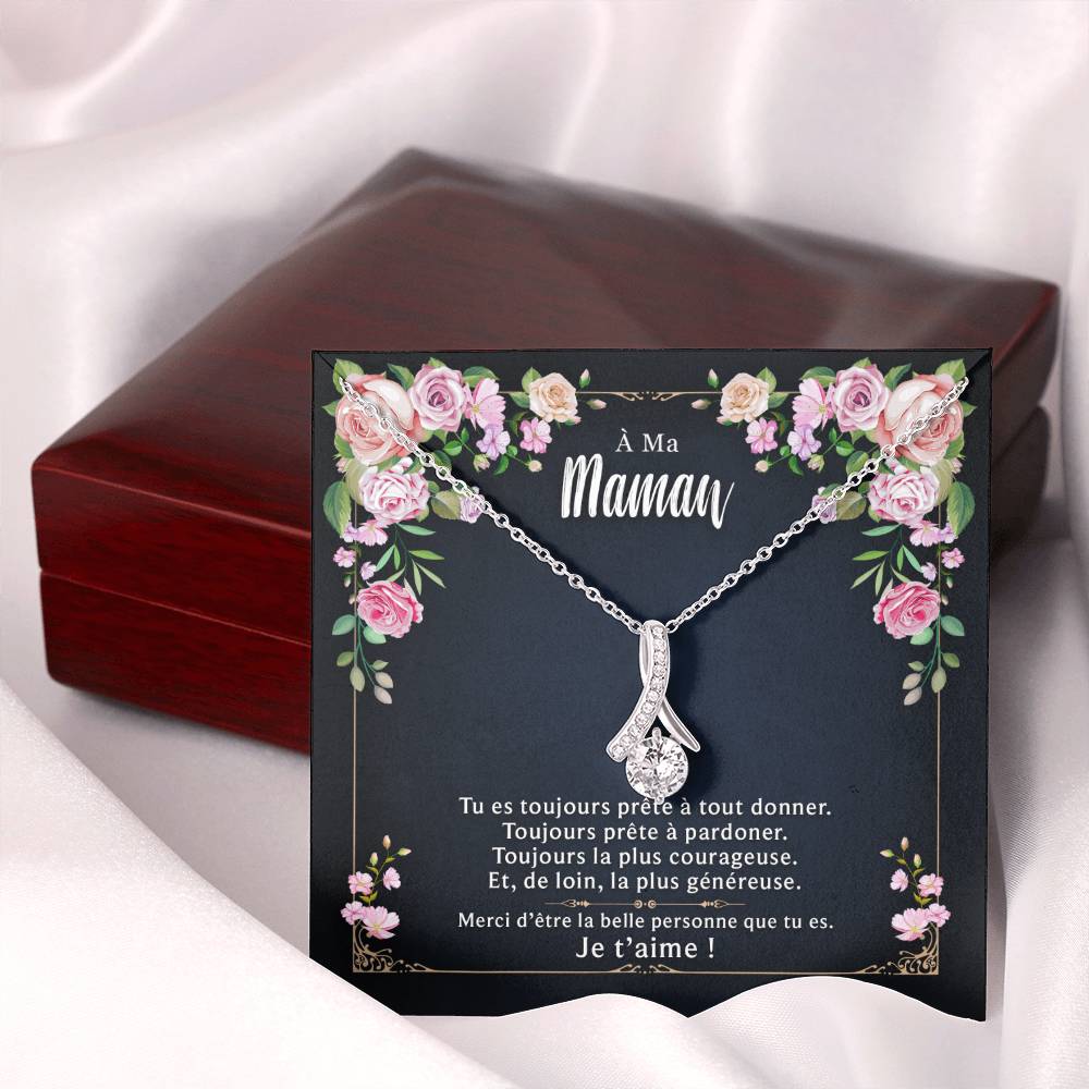 À ma maman - Merci d'être la belle personne que tu es - Collier