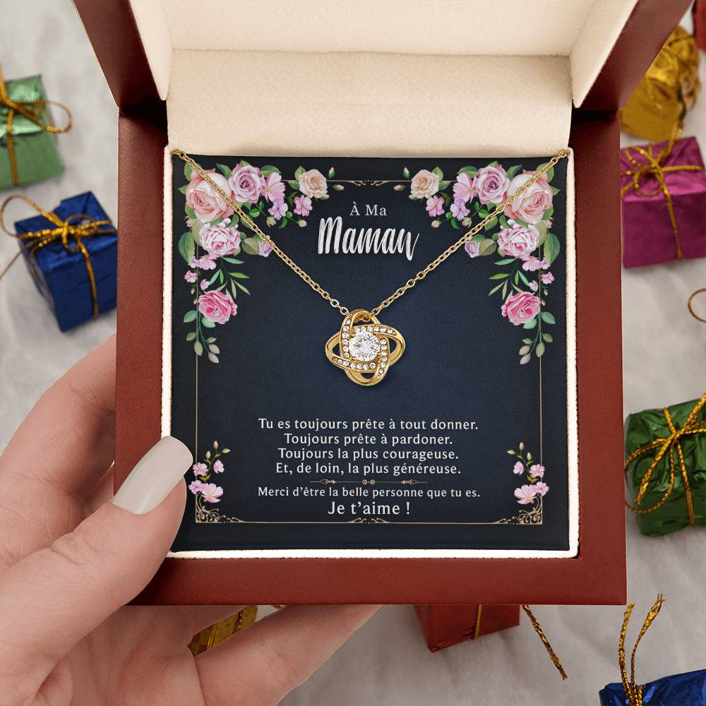 À ma maman - Merci d'être la belle personne que tu es - Collier