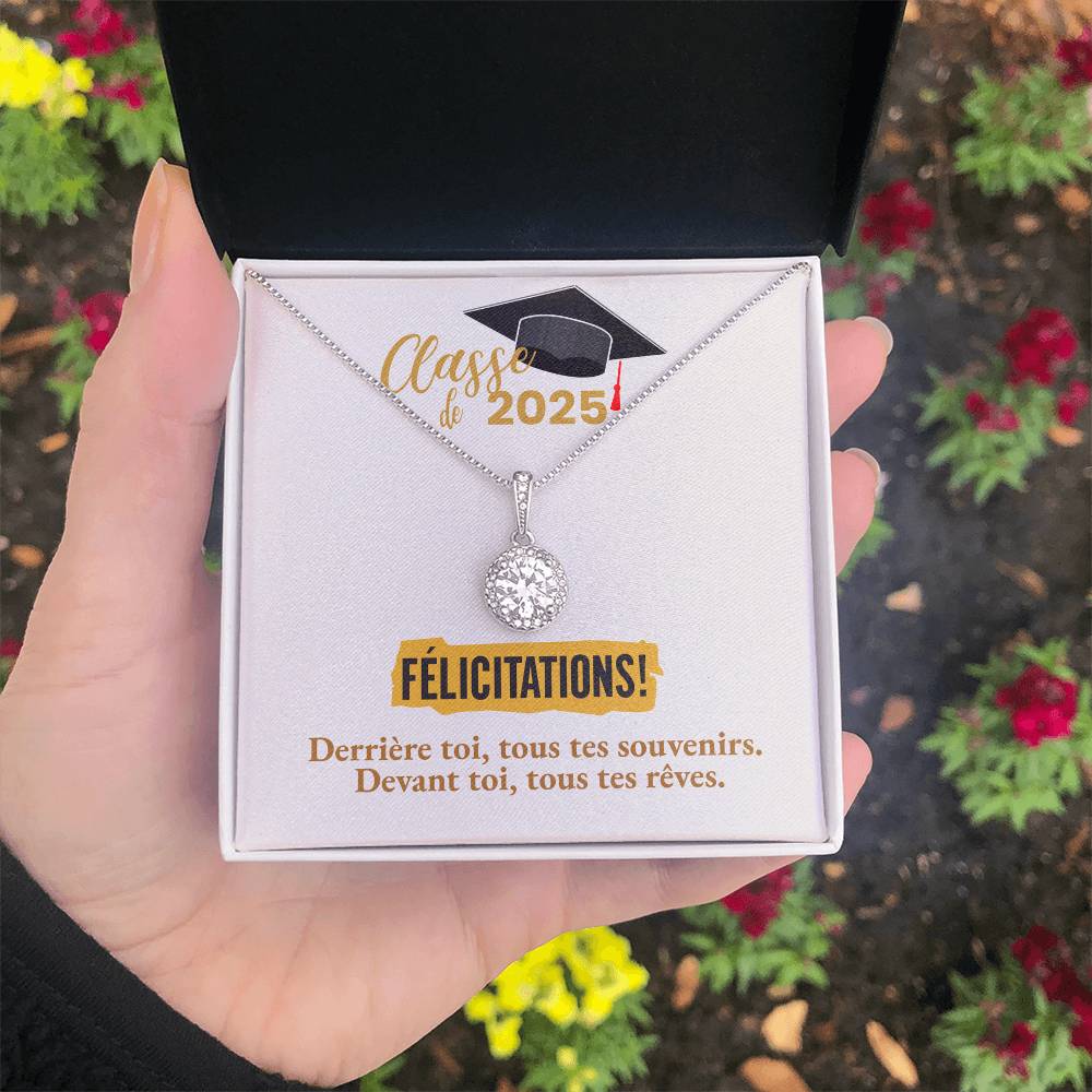 Félicitations! Graduation 2025 | Collier Amour Éternel