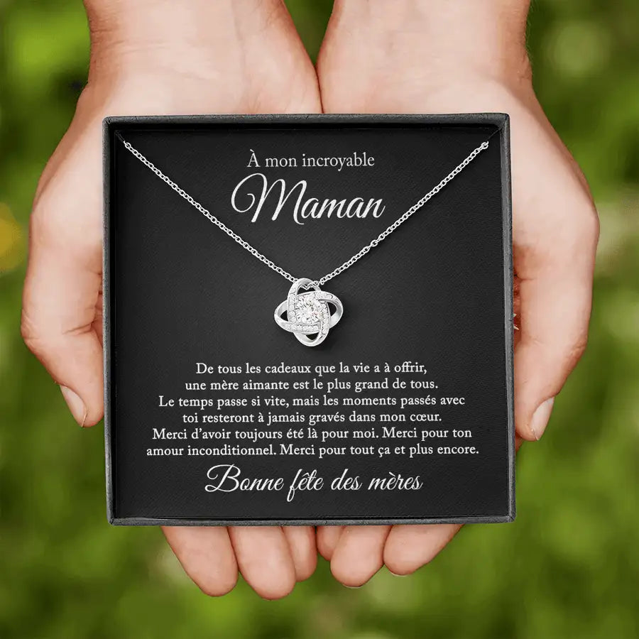 À mon incroyable maman - Bonne fête des mères - Collier - La Petite Pensée