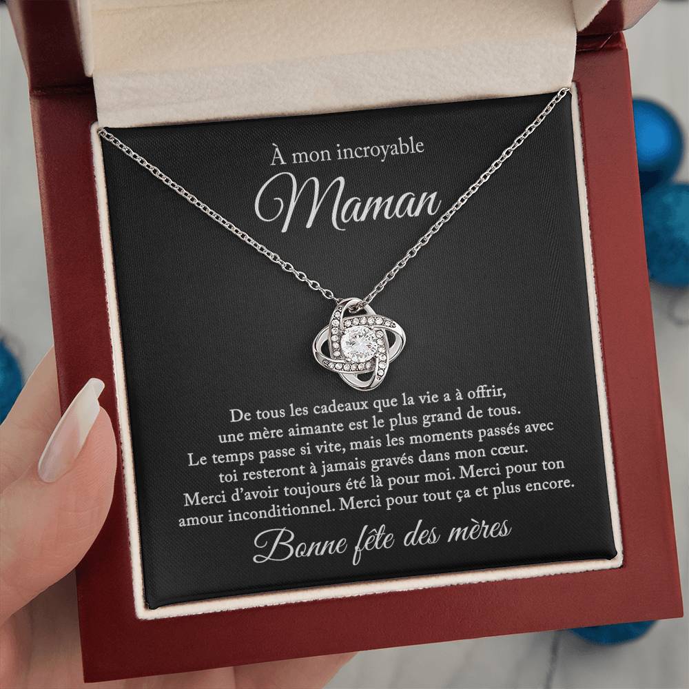À mon incroyable maman - Bonne fête des mères - Collier