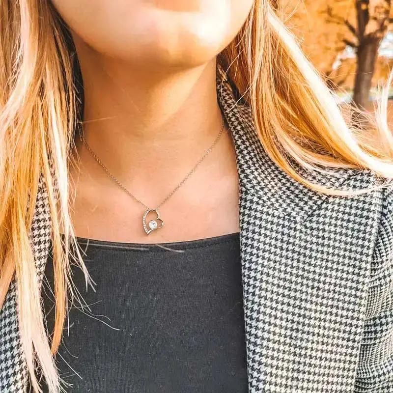À ma précieuse maman - Ton fils qui t'aime - Collier Coeur - La Petite Pensée