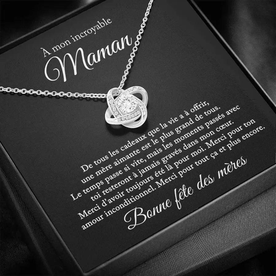 À mon incroyable maman - Bonne fête des mères - Collier - La Petite Pensée
