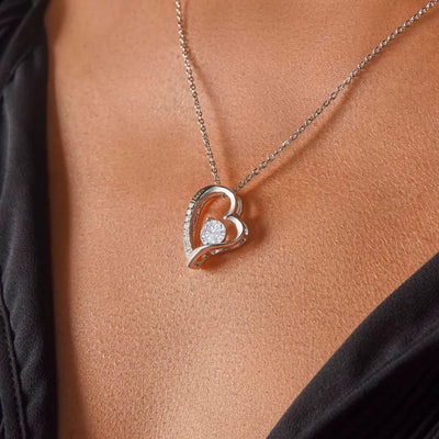 Cadeau De Graduation Personnalisé Pour Femme | Collier Coeur En Or