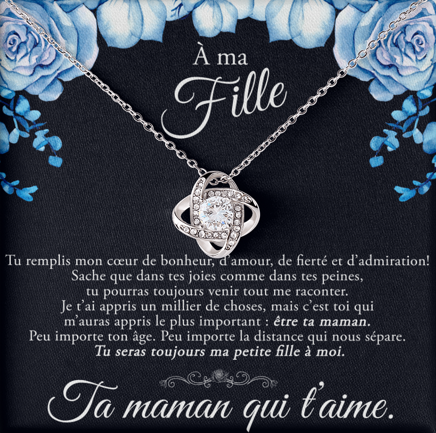 Collier Mère Fille - Tu Remplis Mon Coeur De Bonheur