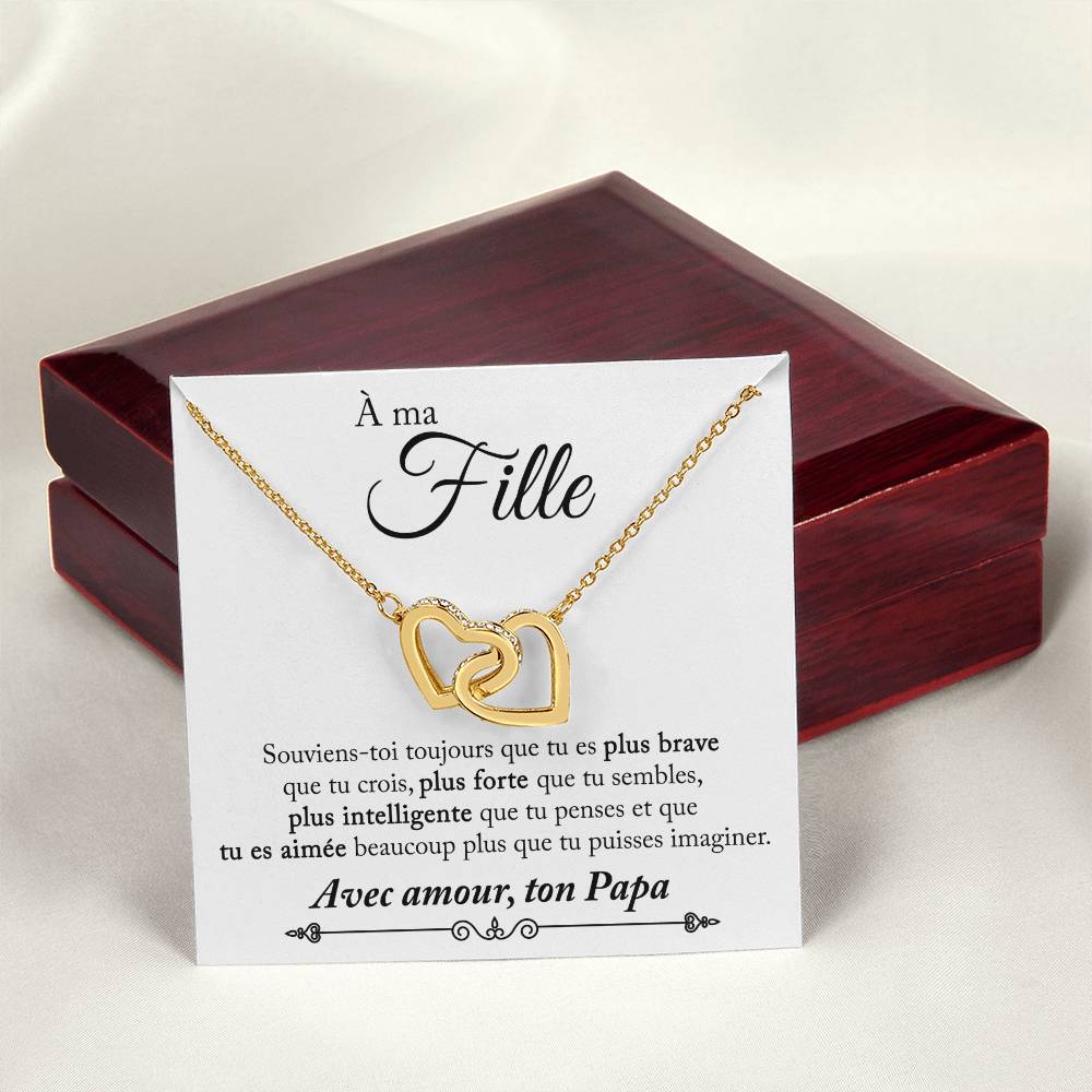 Collier Pour Ma Fille - Avec amour, ton Papa