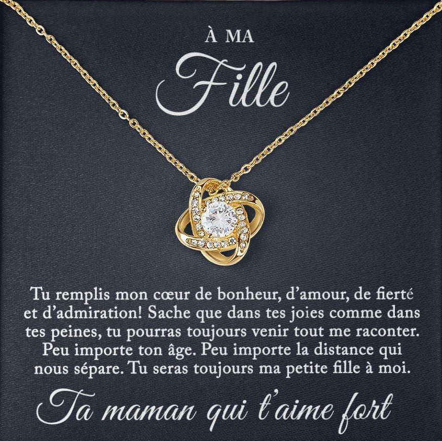 Collier Pour Ma Fille - Tu seras toujours ma petite fille à moi