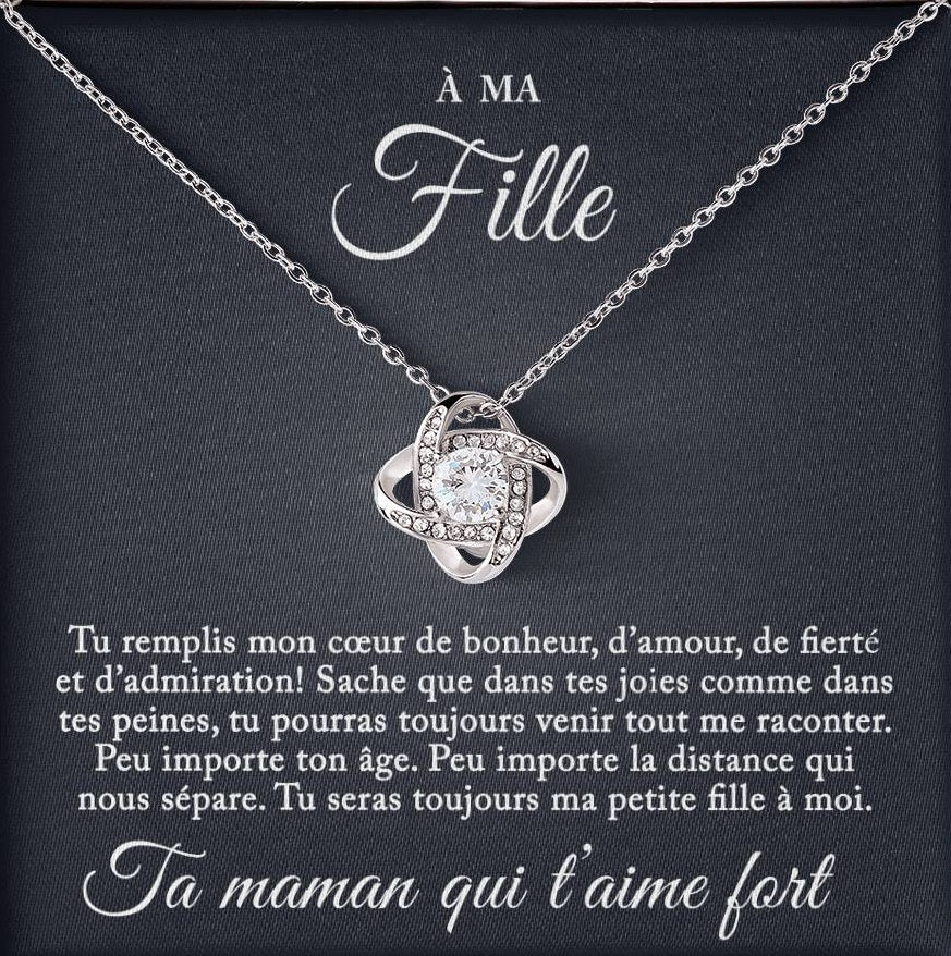 Collier Pour Ma Fille - Tu seras toujours ma petite fille à moi