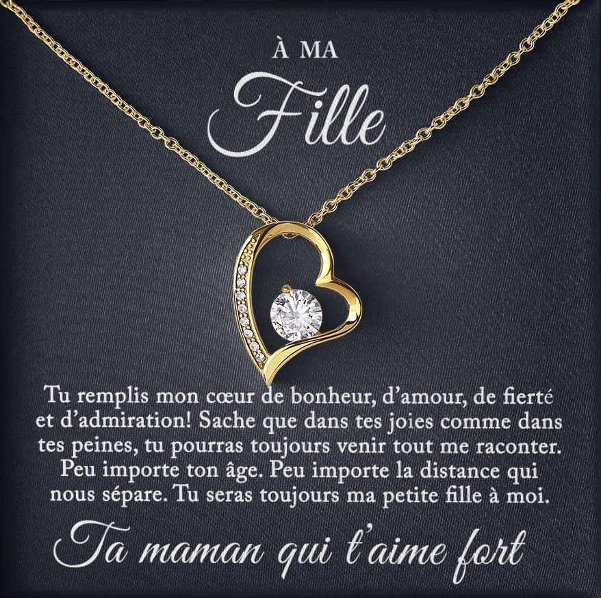 Collier Pour Ma Fille - Tu seras toujours ma petite fille à moi