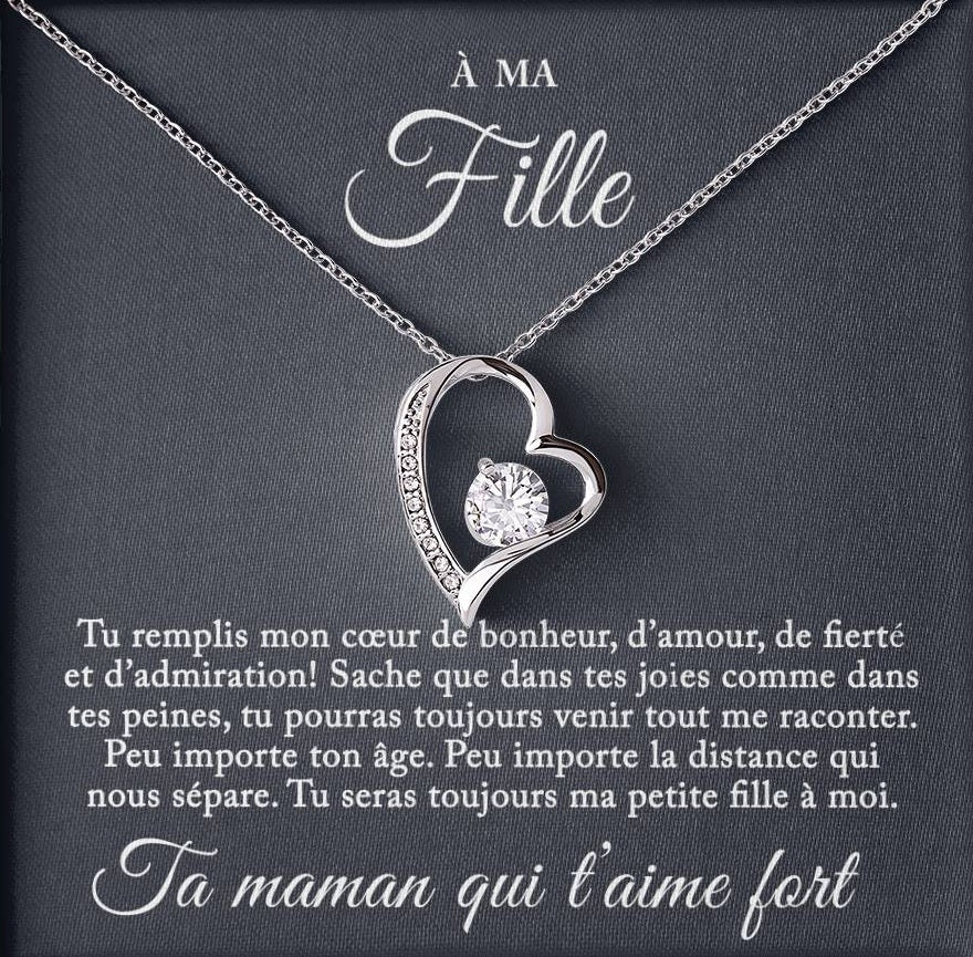 Collier Pour Ma Fille - Tu seras toujours ma petite fille à moi