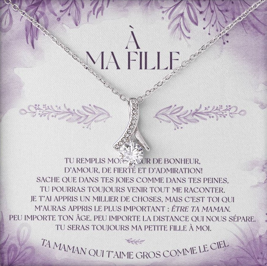 Collier Pour Ma Fille  - Tu remplis mon coeur de bonheur