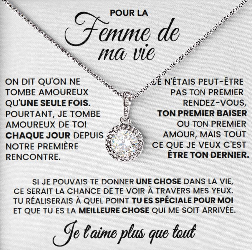 Collier Pour Mon Partenaire - Je t'aime Plus Que Tout