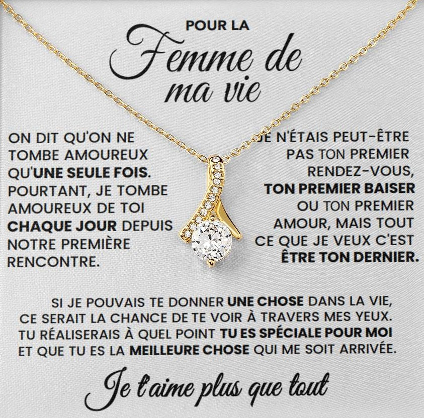 Collier Pour Mon Partenaire - Je t'aime Plus Que Tout