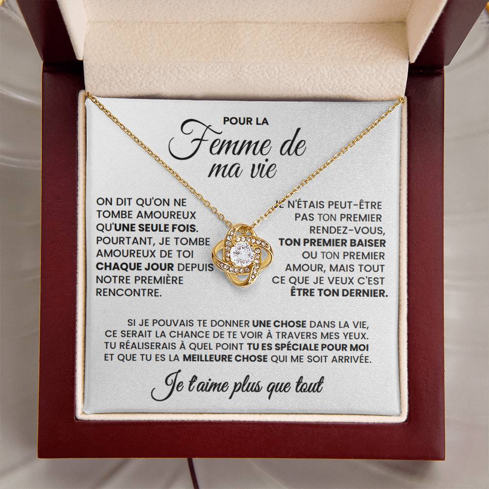 Collier Pour Mon Partenaire - Je t'aime Plus Que Tout