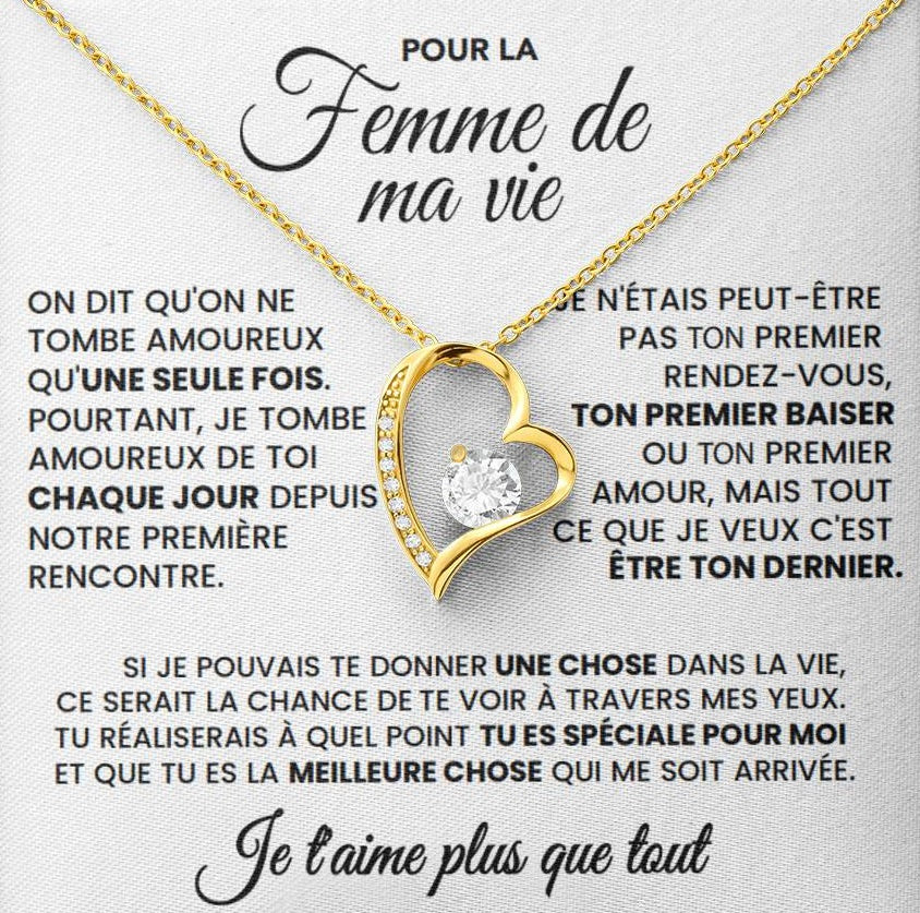 Collier Pour Mon Partenaire - Je t'aime Plus Que Tout