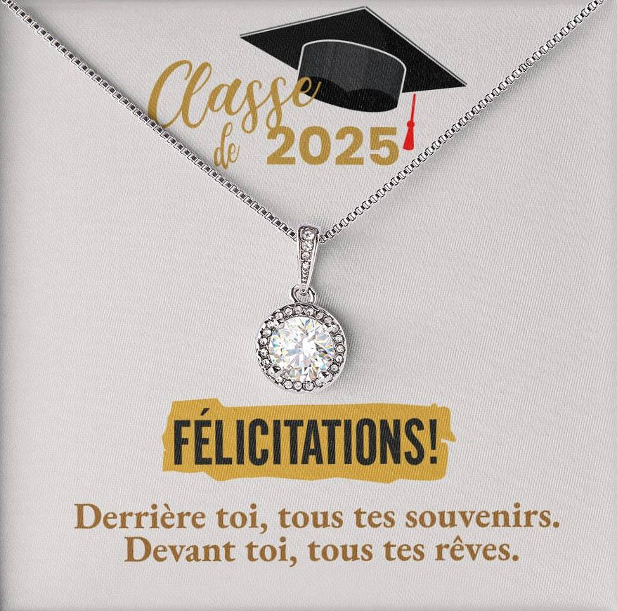 Félicitations! Graduation 2025 | Collier Amour Éternel
