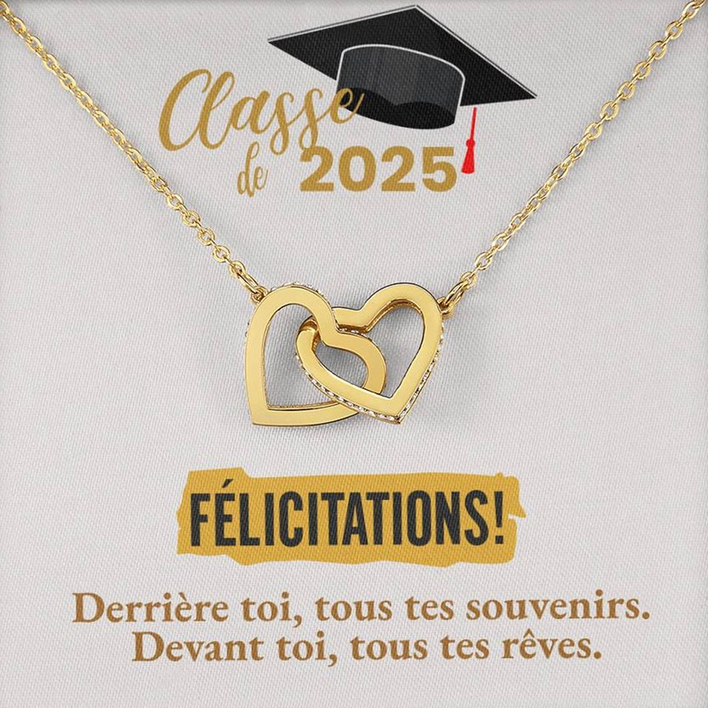 Félicitations! Graduation 2025 | Collier Amour Éternel