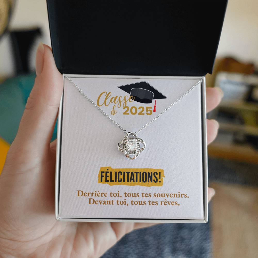 Félicitations! Graduation 2025 | Collier Amour Éternel