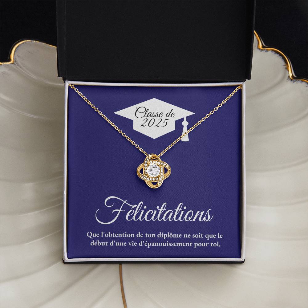 Félicitations - Collier Noeud d'Amour