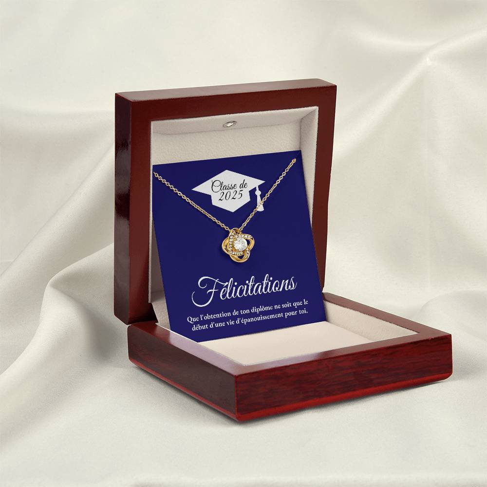 Félicitations - Collier Noeud d'Amour