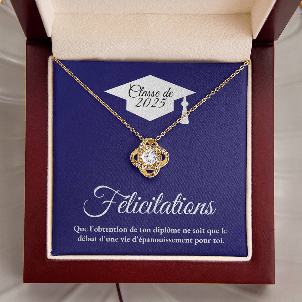 Félicitations - Collier Noeud d'Amour