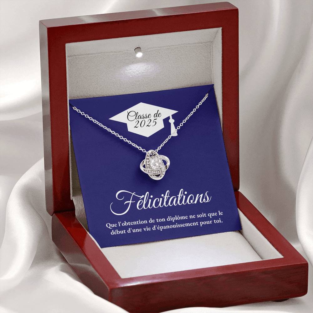 Félicitations - Collier Noeud d'Amour