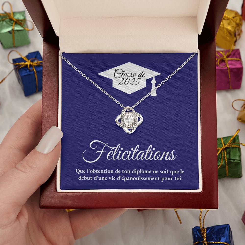 Félicitations - Collier Noeud d'Amour