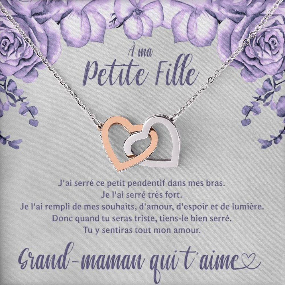 Collier petite-fille - Grand-maman qui t'aime