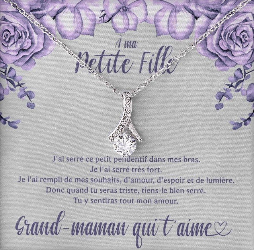 Collier petite-fille - Grand-maman qui t'aime