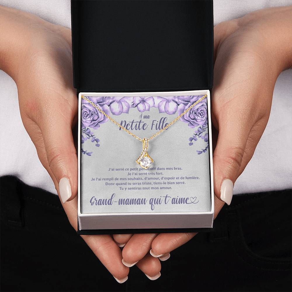 Collier petite-fille - Grand-maman qui t'aime