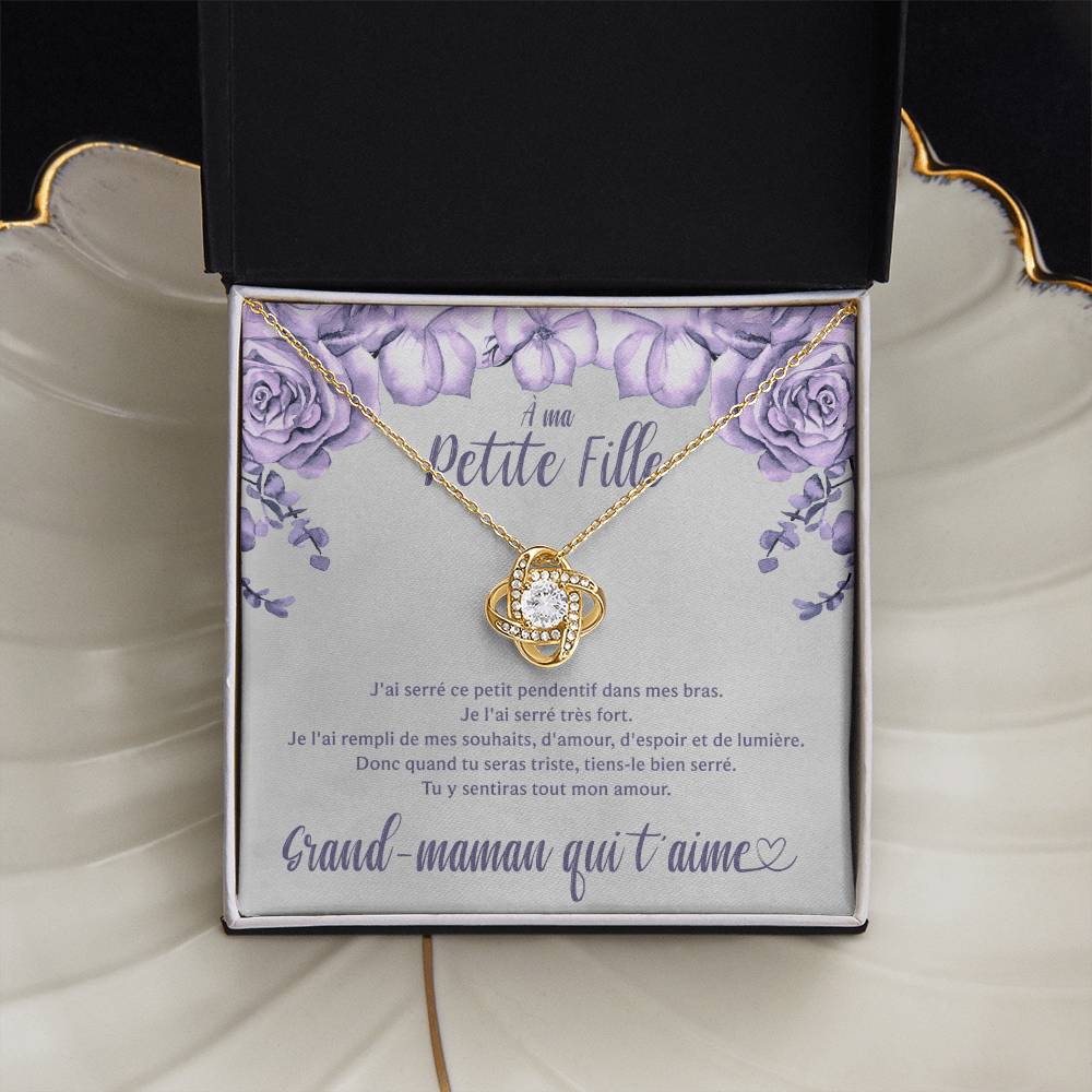 Collier petite-fille - Grand-maman qui t'aime