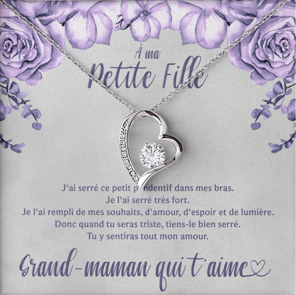 Collier petite-fille - Grand-maman qui t'aime