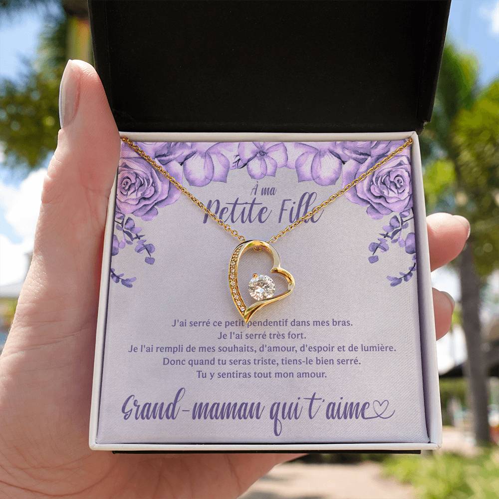 Collier petite-fille - Grand-maman qui t'aime