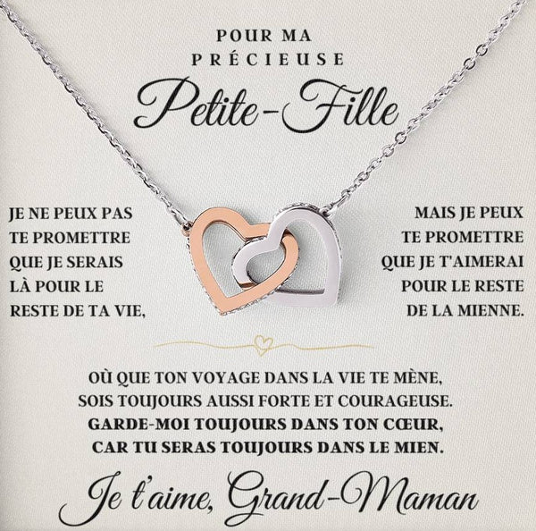 Collier petite-fille - Pour ma précieuse petite fille