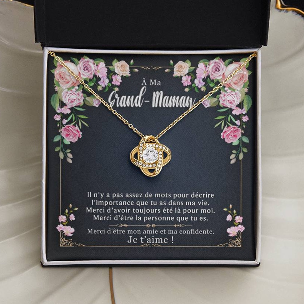 Collier grand-mère – Mon amie et confidente