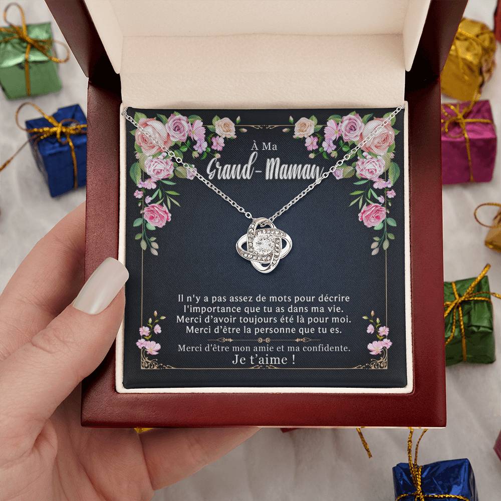 Collier grand-mère – Mon amie et confidente