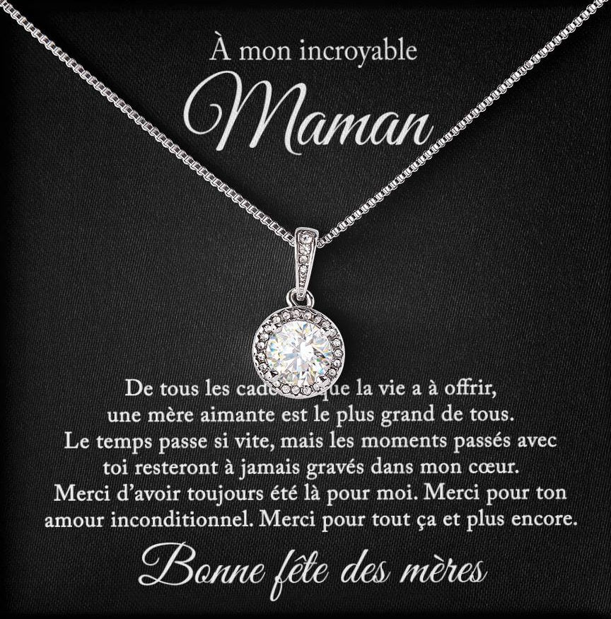 À mon incroyable maman - Bonne fête des mères - Collier