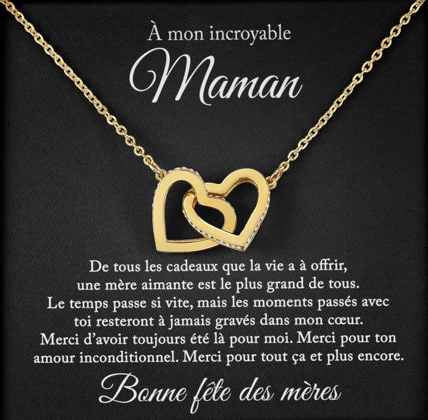 À mon incroyable maman - Bonne fête des mères - Collier